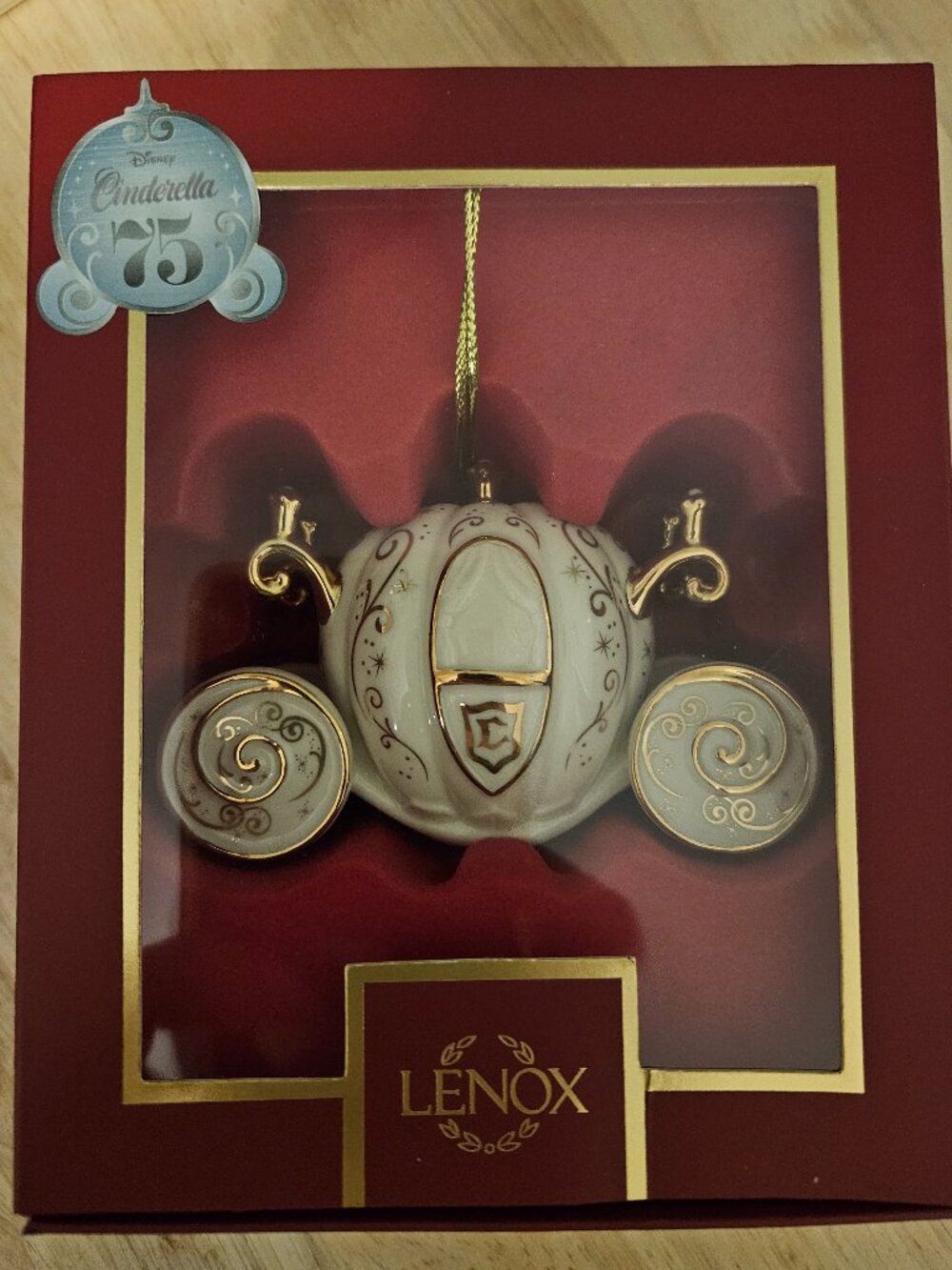 Lenox Christmas Ornament Cinderella's Coach